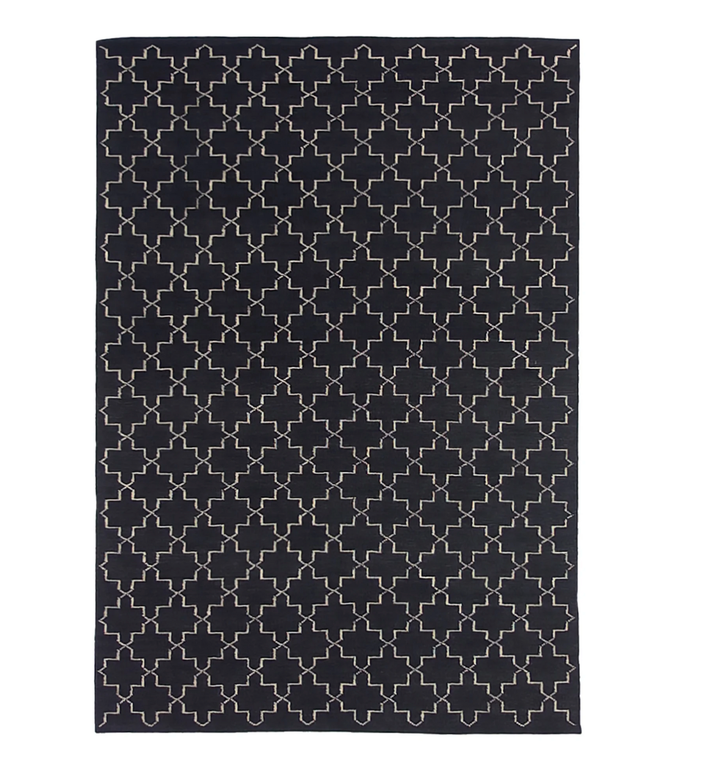 Vintage Geometrical Flatweave Rug