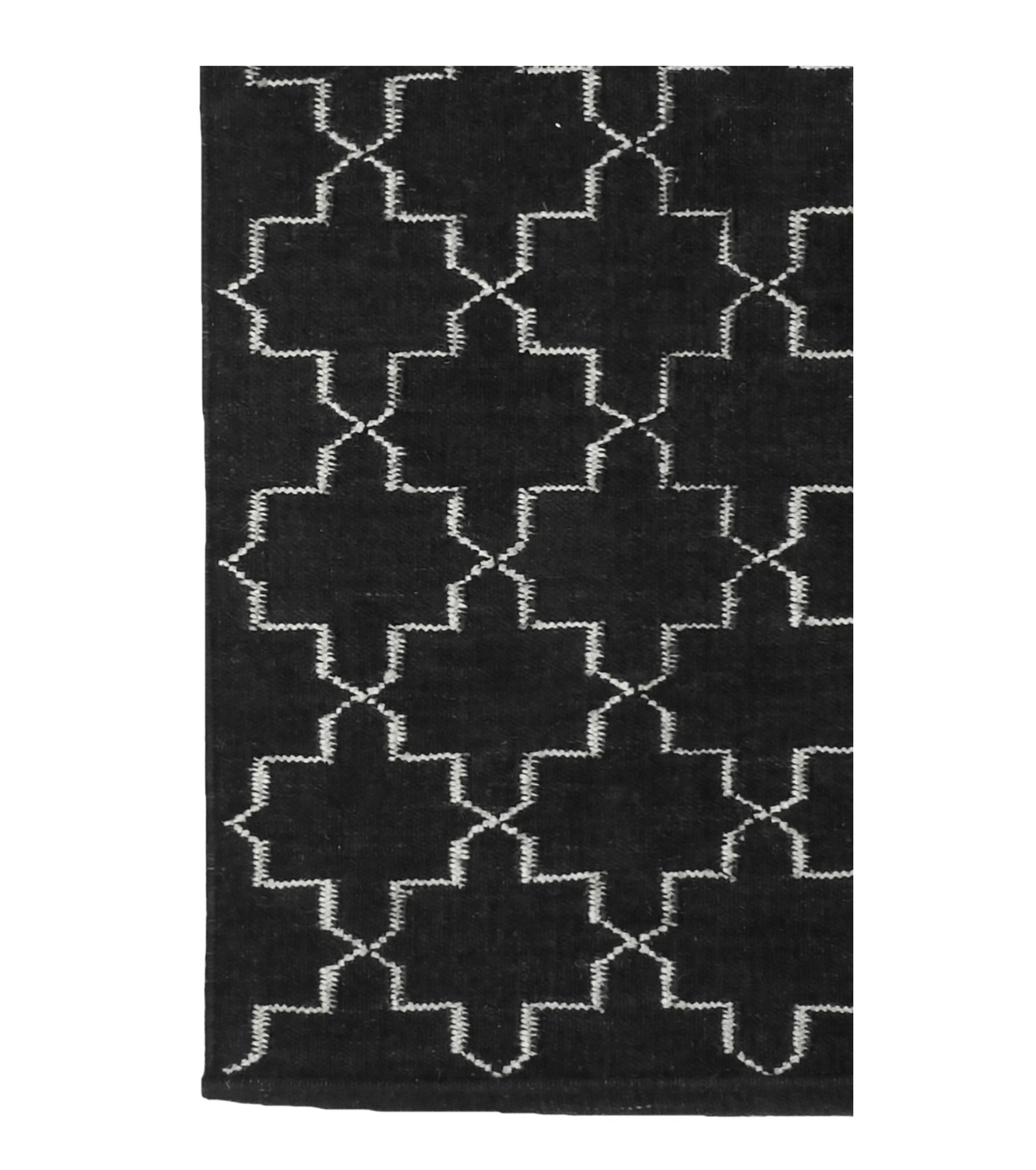 Vintage Geometrical Flatweave Rug