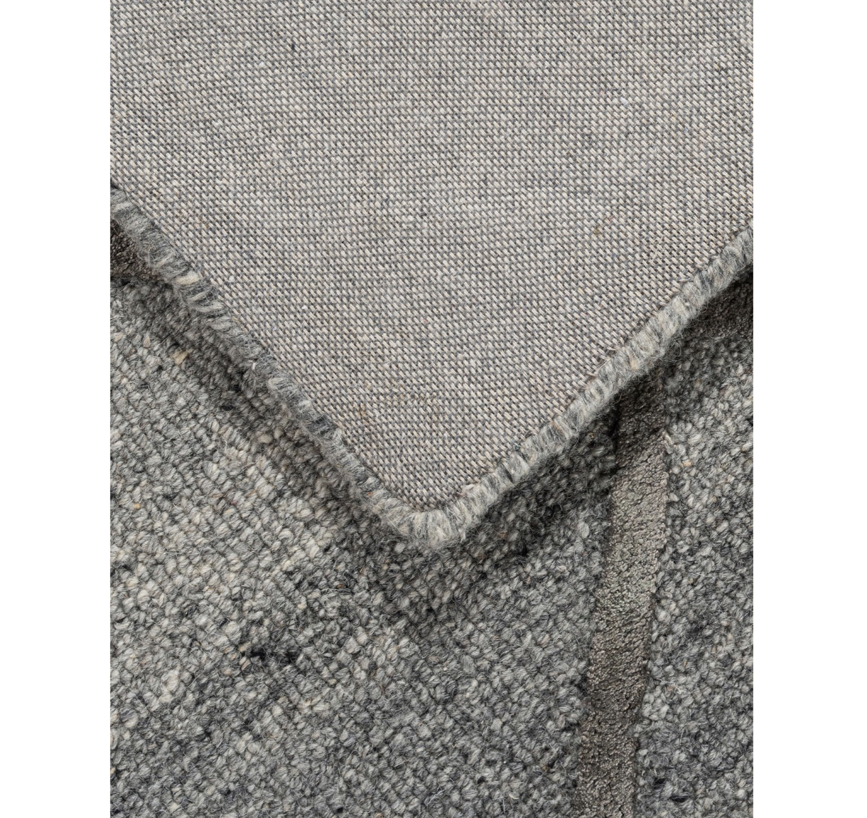 Wool & Bamboo Silk Lines Rug