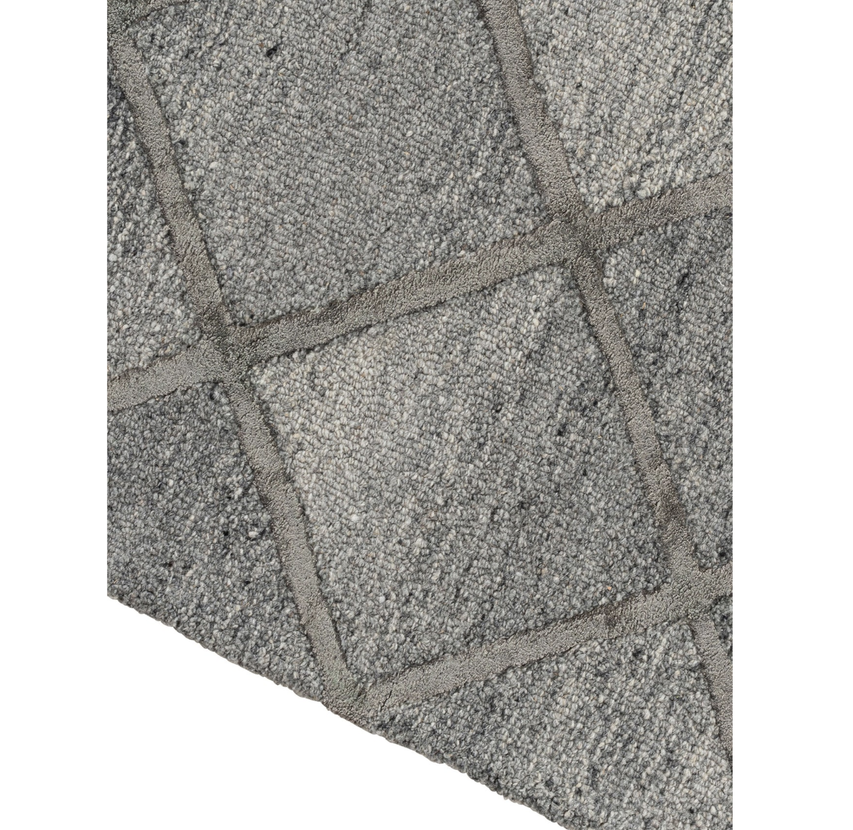 Wool & Bamboo Silk Lines Rug