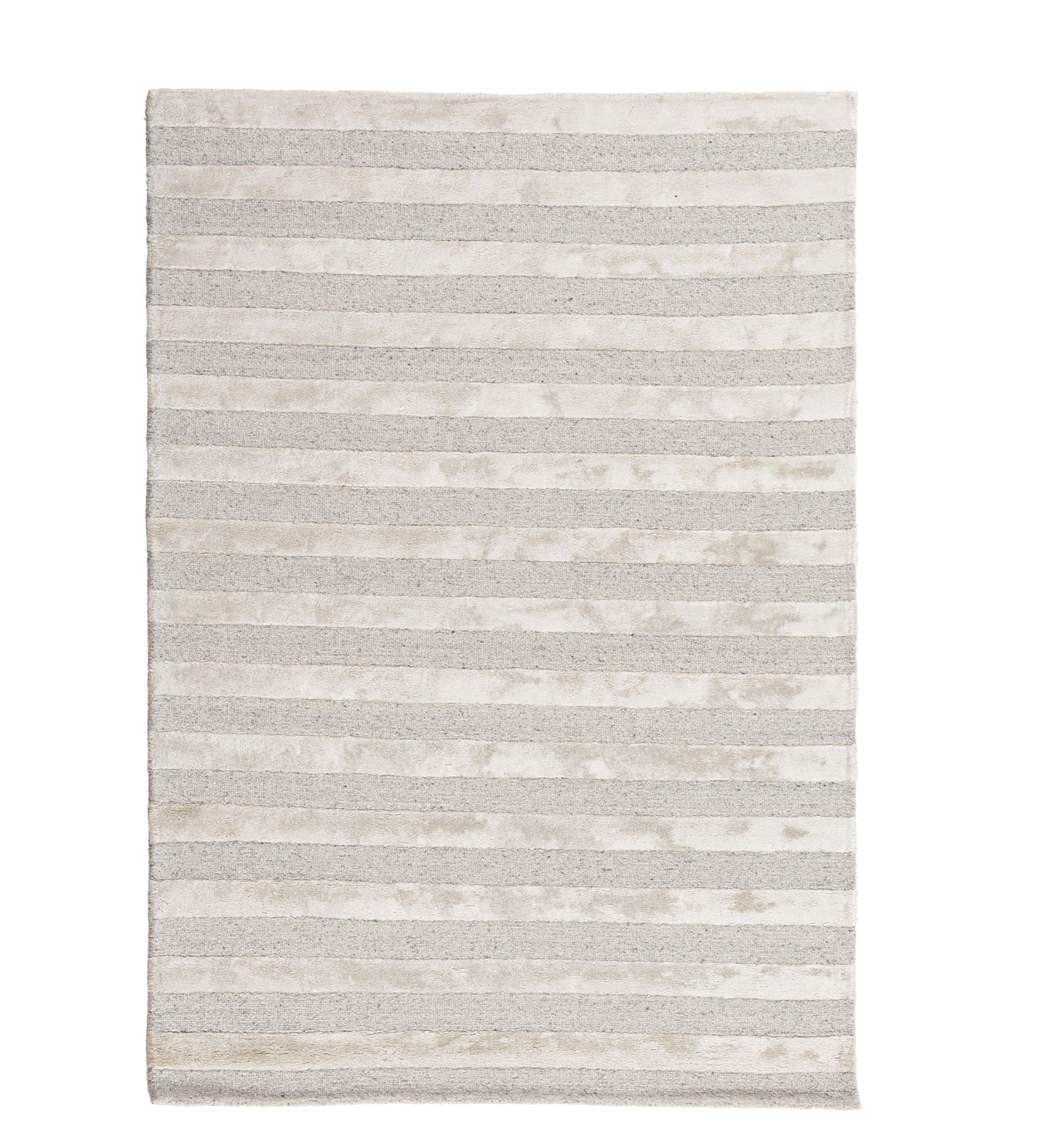 Wool & Bamboo Silk Lines Rug