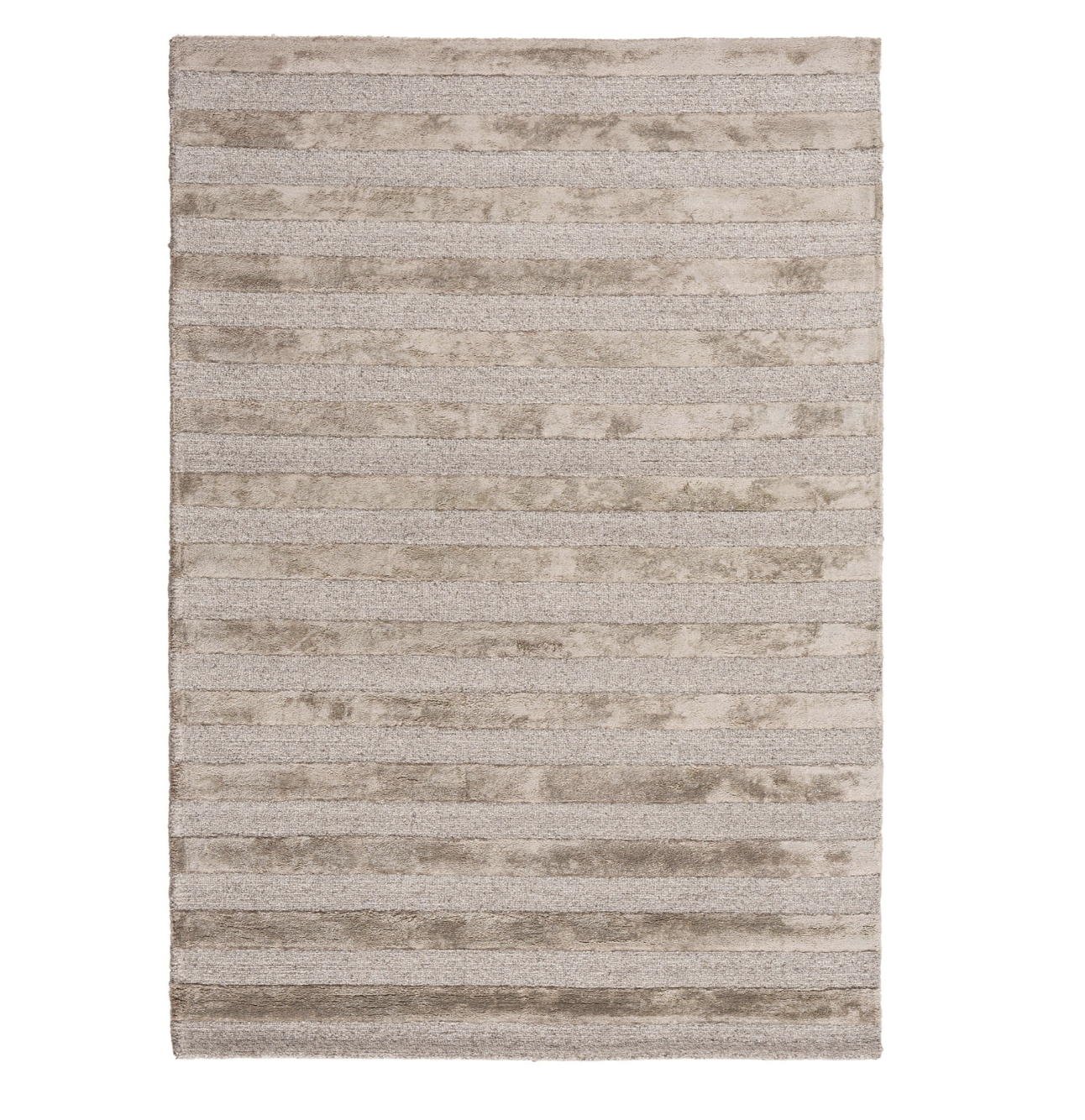 Wool & Bamboo Silk Lines Rug