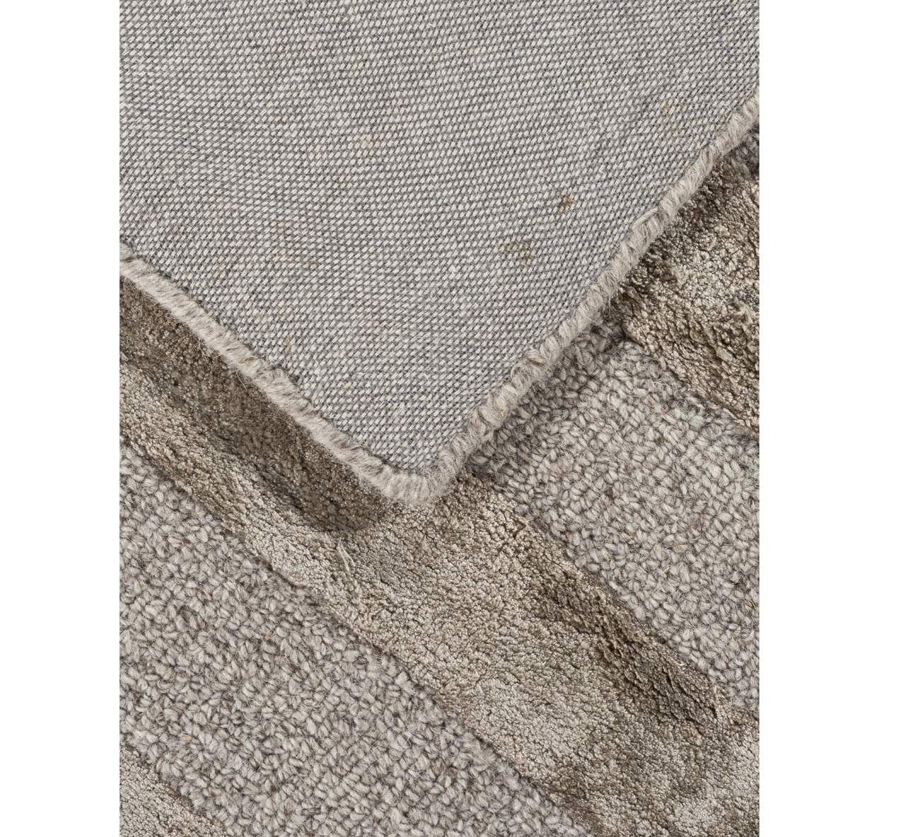 Wool & Bamboo Silk Lines Rug