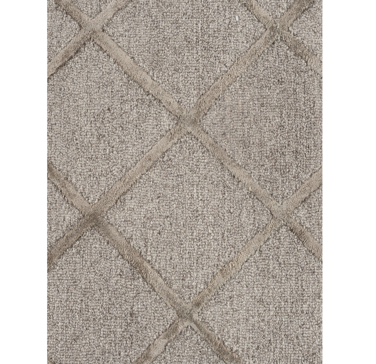 Wool & Bamboo Silk Lines Rug