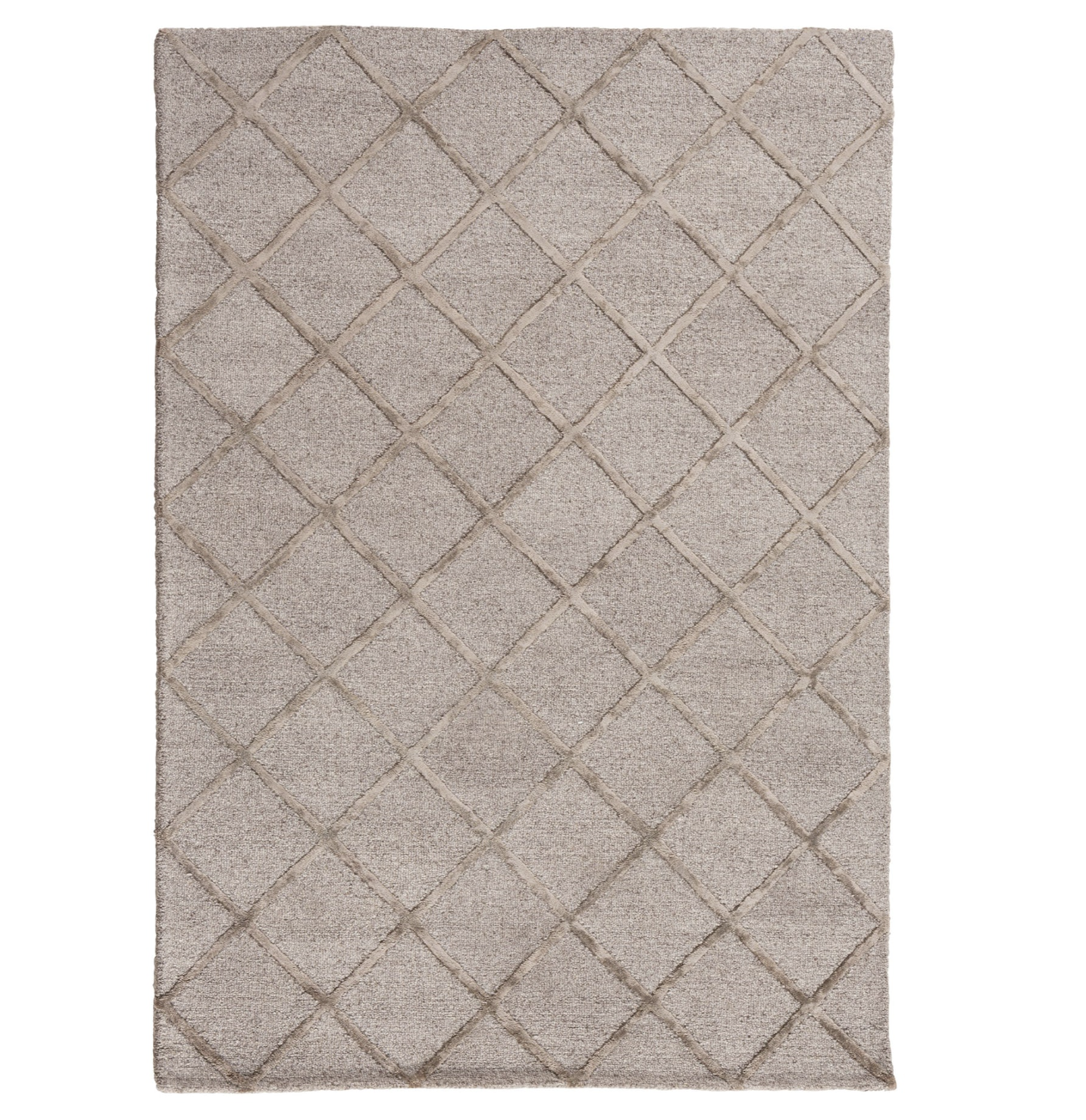 Wool & Bamboo Silk Lines Rug