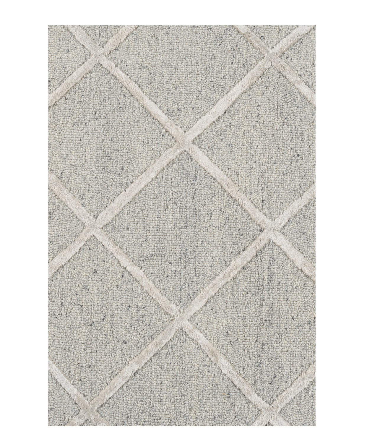 Wool & Bamboo Silk Lines Rug