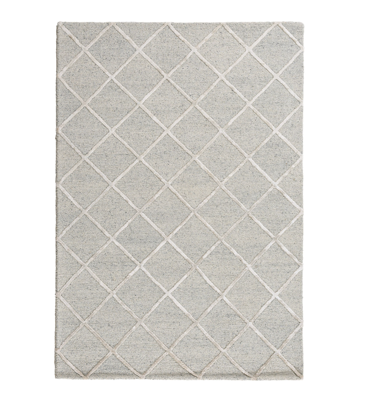 Wool & Bamboo Silk Lines Rug