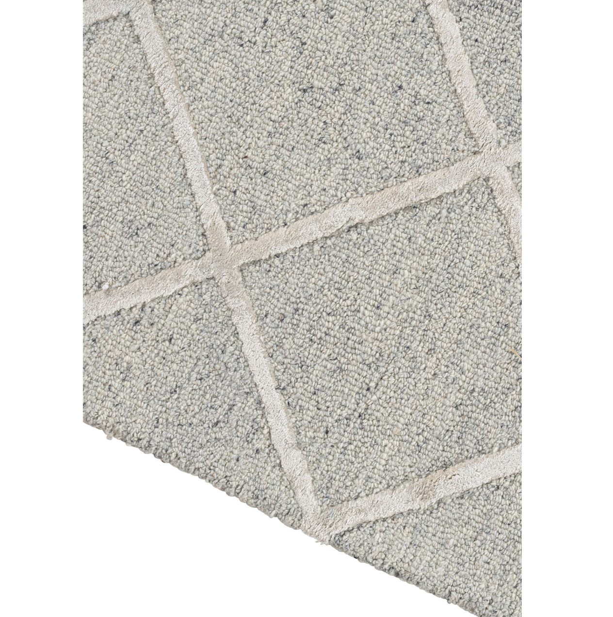 Wool & Bamboo Silk Lines Rug