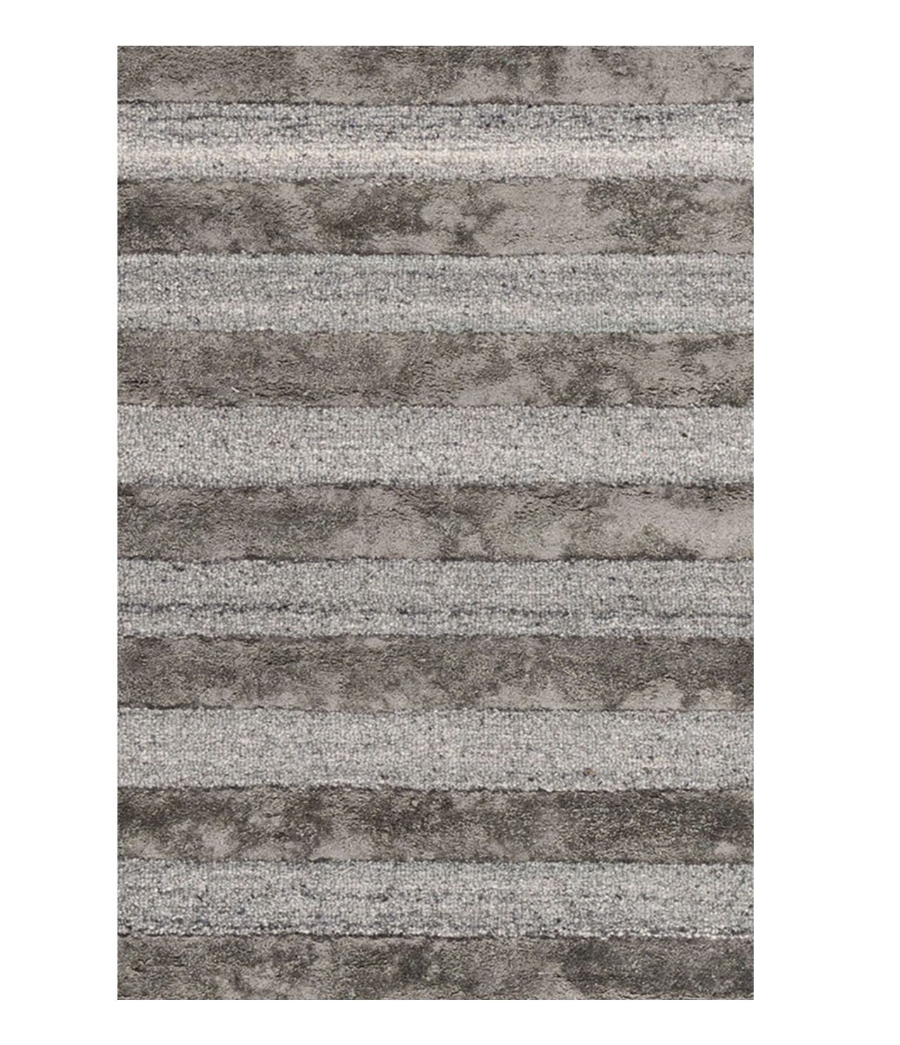 Wool & Bamboo Silk Lines Rug