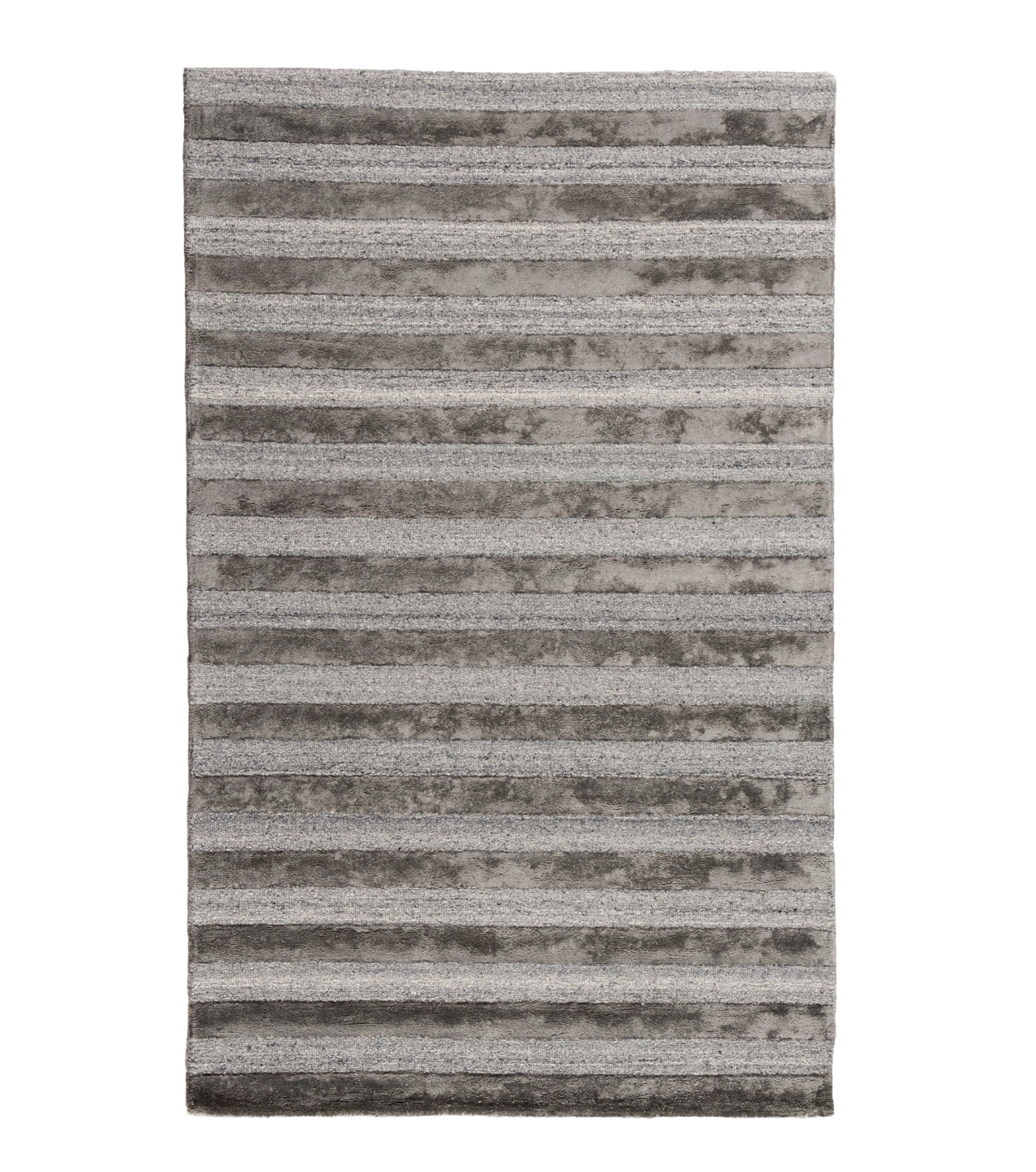 Wool & Bamboo Silk Lines Rug