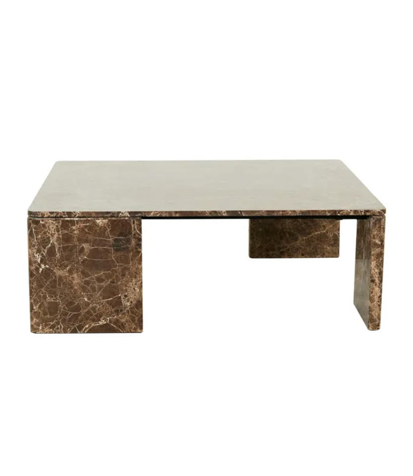 Slab Marble Square Coffee Table