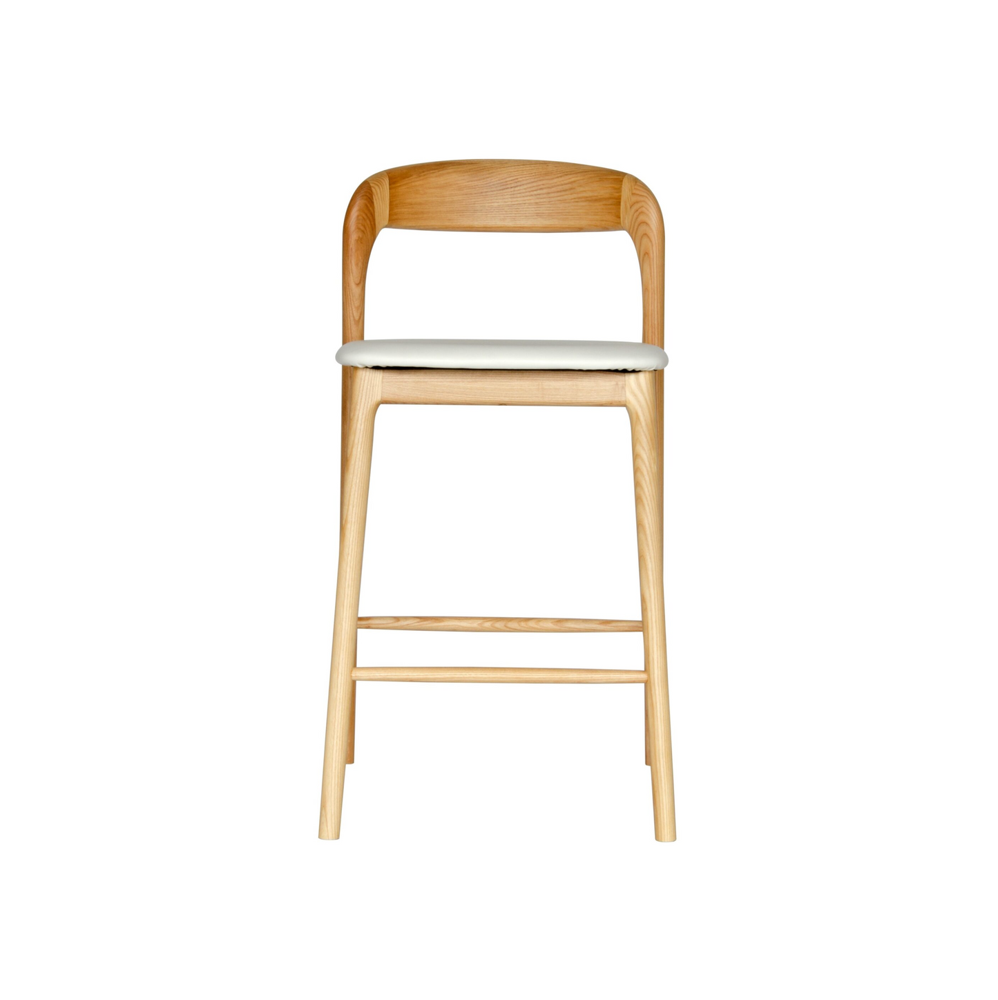Curved Back Polyurethane Bar Stool