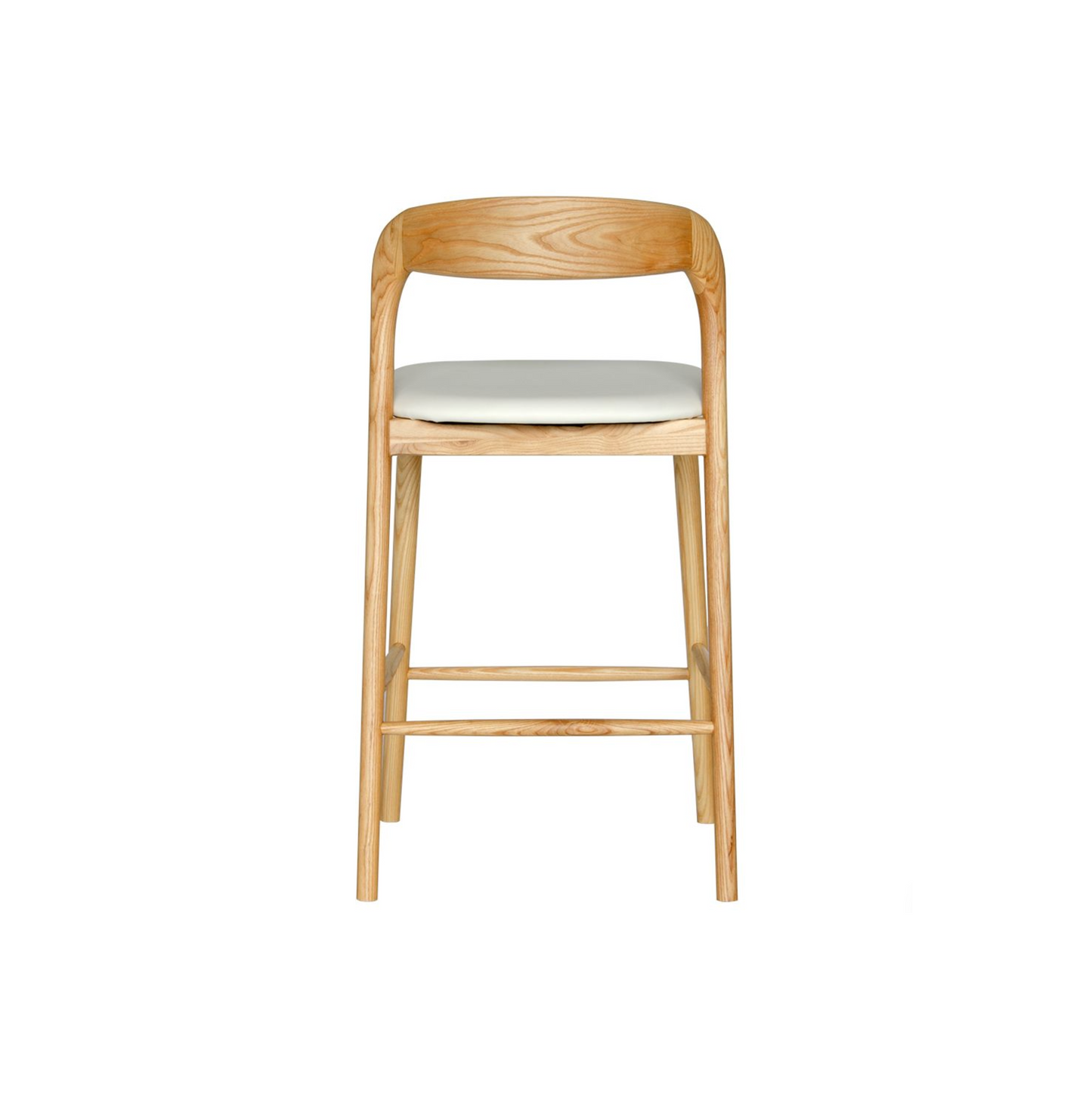 Curved Back Polyurethane Bar Stool
