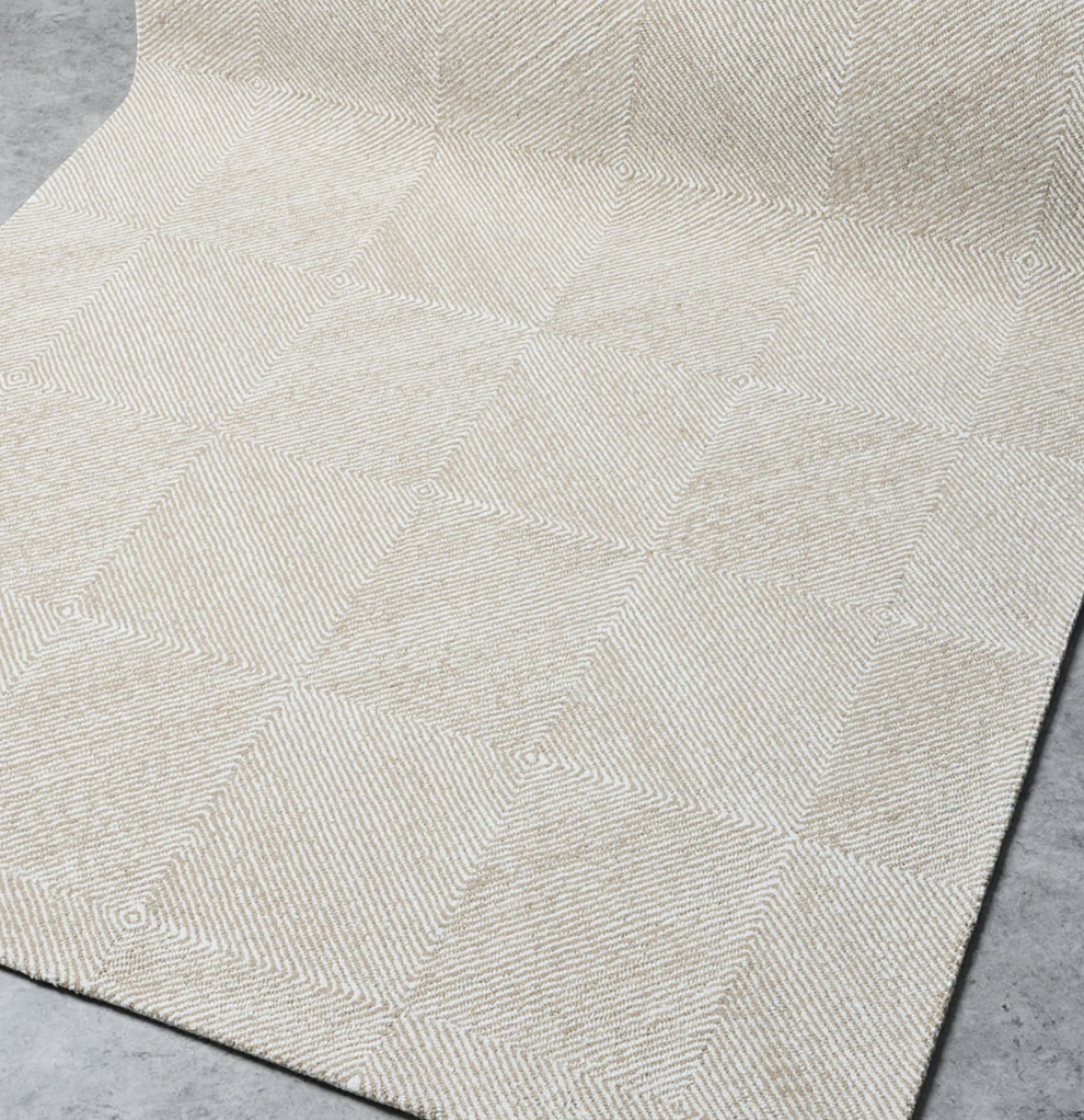 Biscuit Diamond Rug