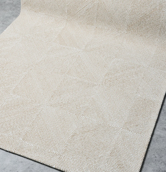 Biscuit Diamond Rug