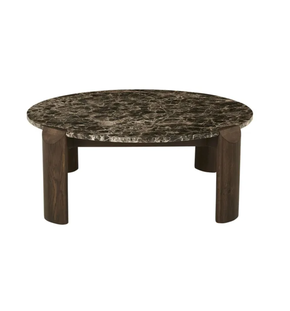 Stone and Oak Coffee Table