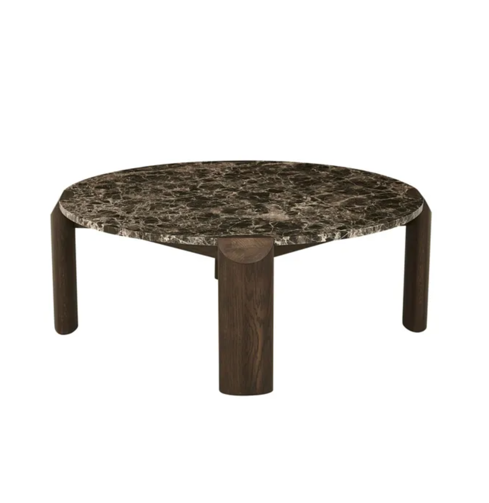 Stone and Oak Coffee Table