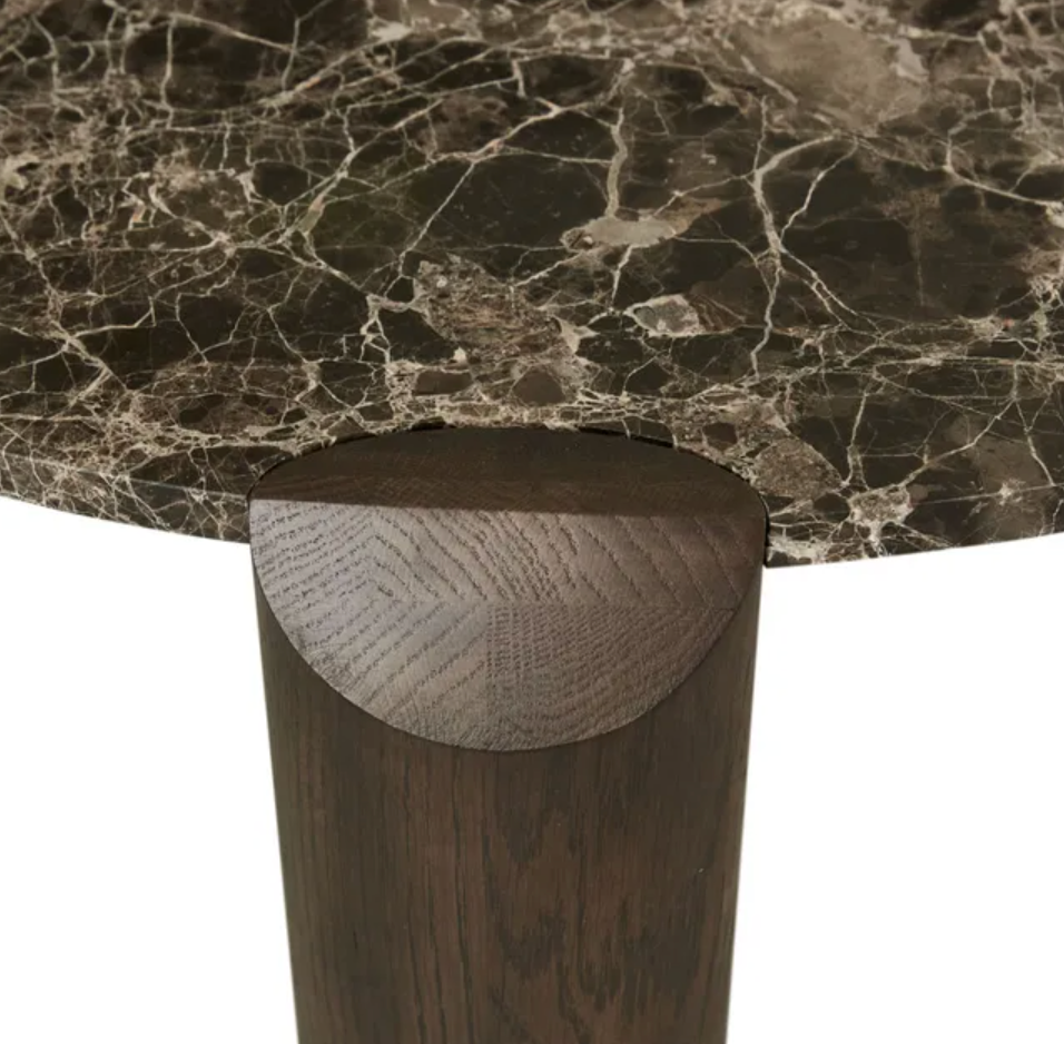 Stone and Oak Coffee Table