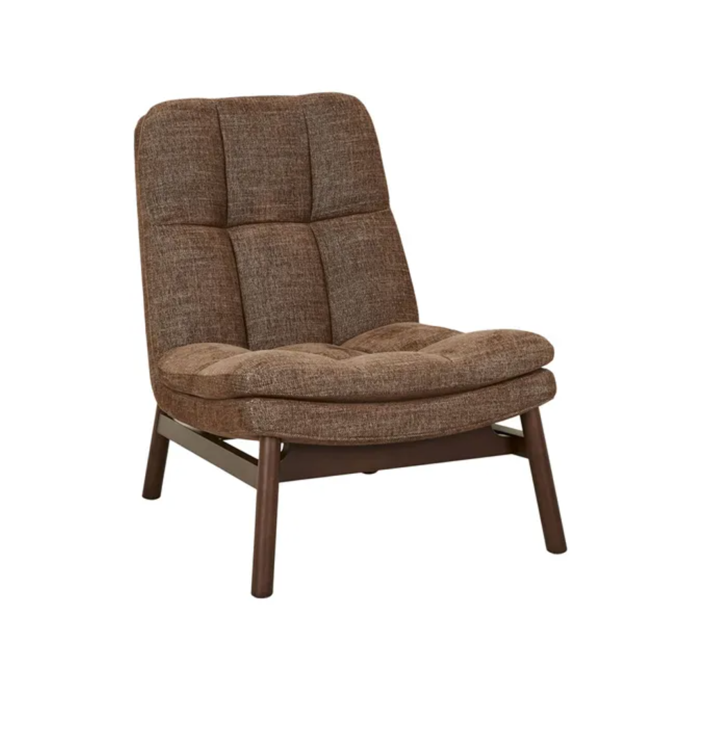 High Back Plush Occasional Chair