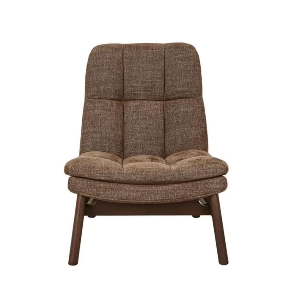 High Back Plush Occasional Chair