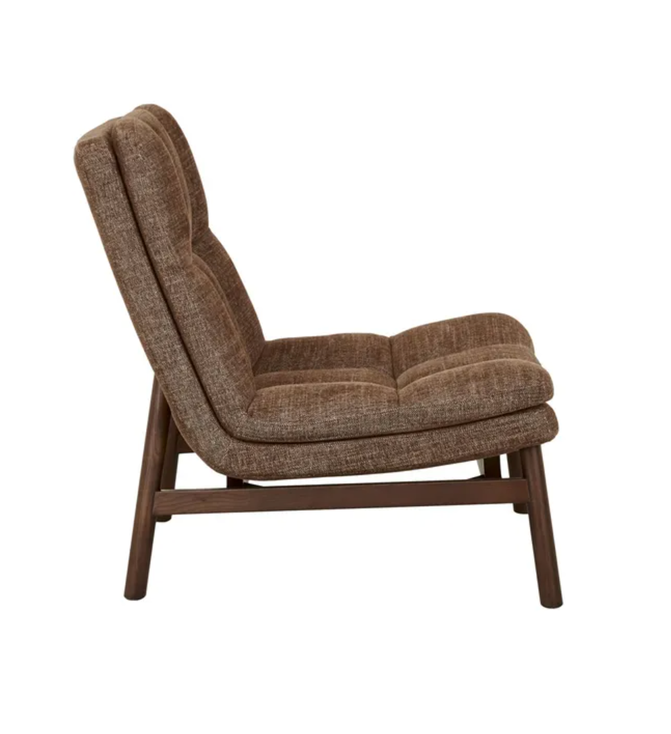 High Back Plush Occasional Chair