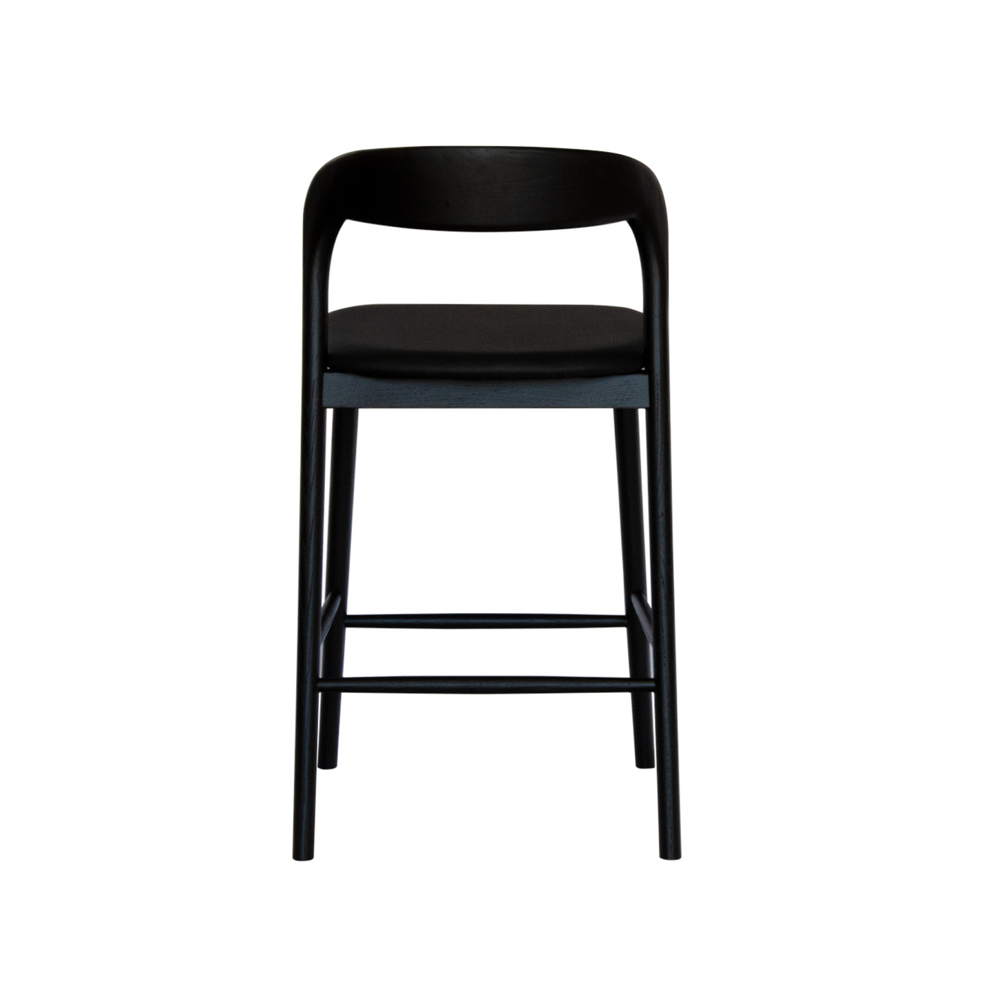Curved Back Polyurethane Bar Stool