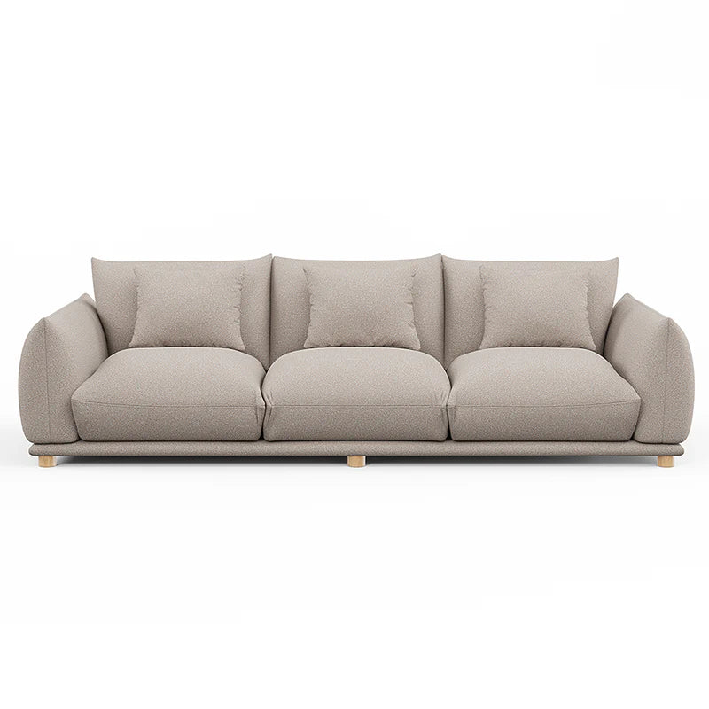 Three Seater Flossy Sofa
