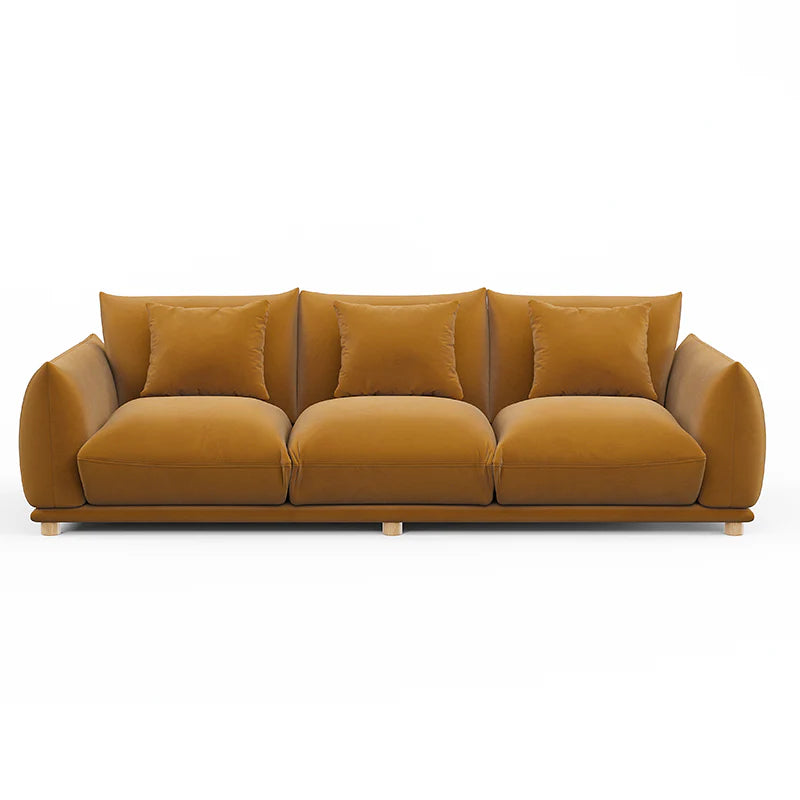 Three Seater Flossy Sofa