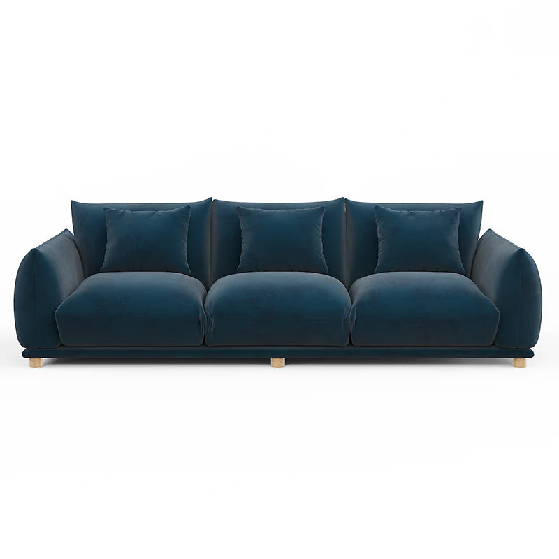 Three Seater Flossy Sofa