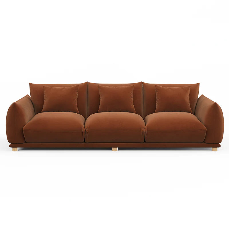 Three Seater Flossy Sofa
