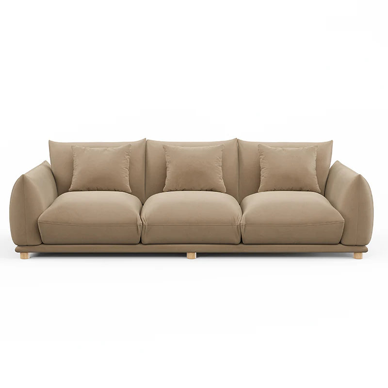 Three Seater Flossy Sofa