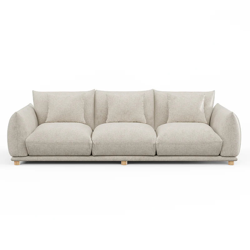 Three Seater Flossy Sofa