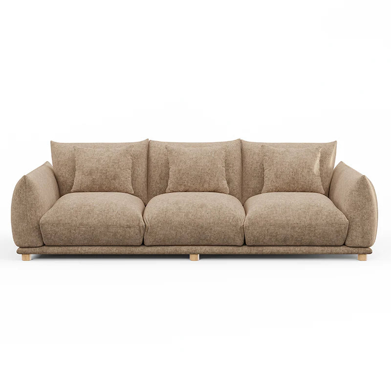 Three Seater Flossy Sofa