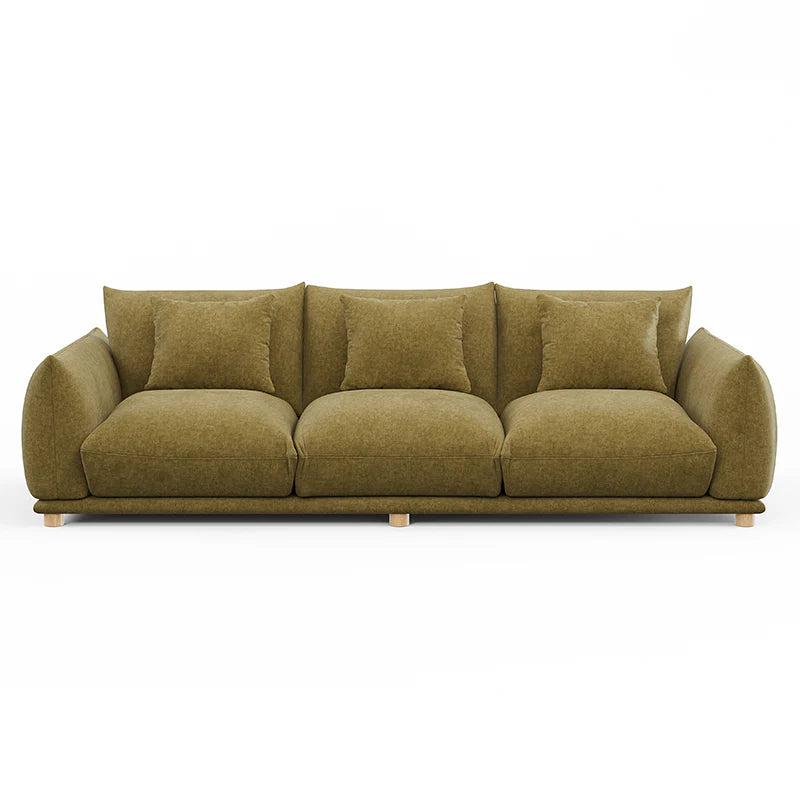 Three Seater Flossy Sofa