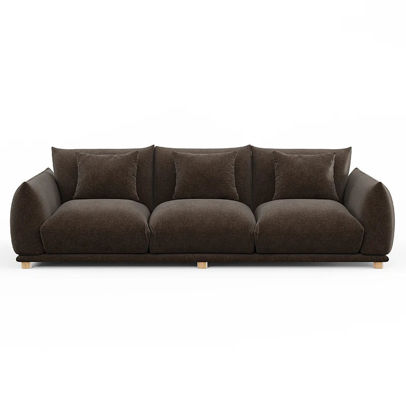 Three Seater Flossy Sofa