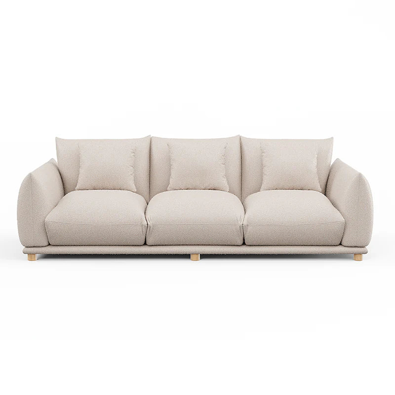Three Seater Flossy Sofa