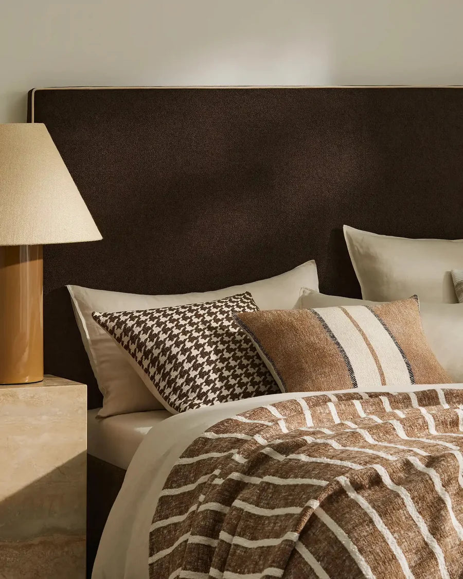 Linen Blend Stripe Cushion