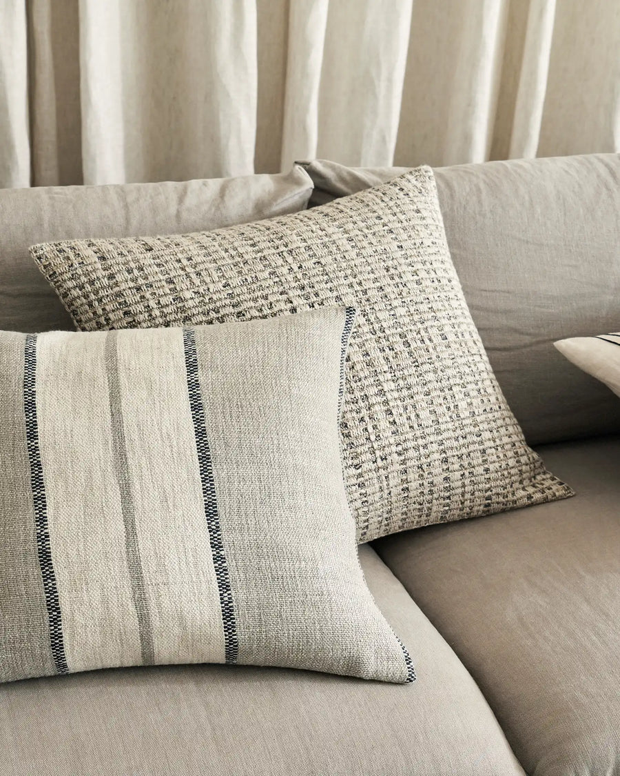 Linen Blend Stripe Cushion