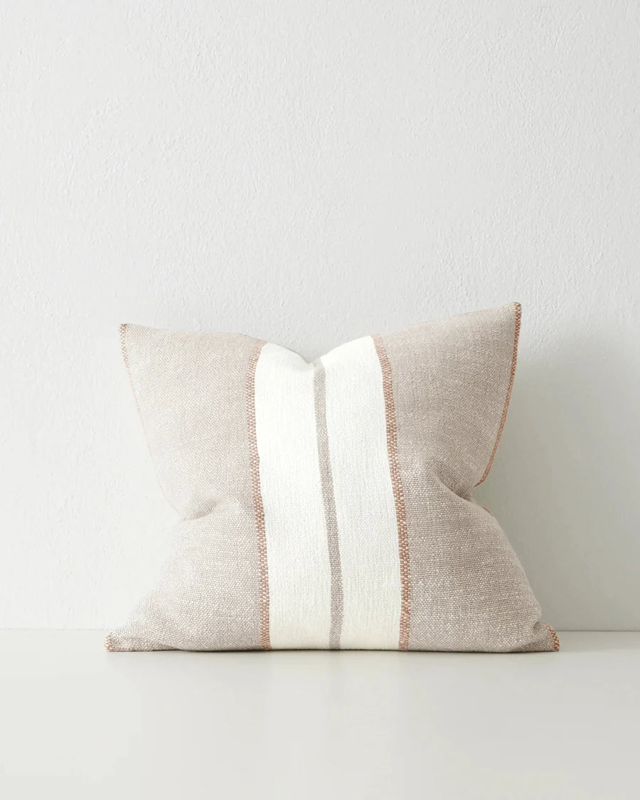Linen Blend Stripe Cushion