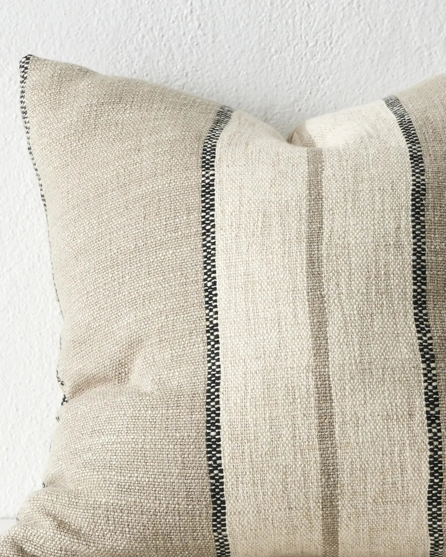 Linen Blend Stripe Cushion