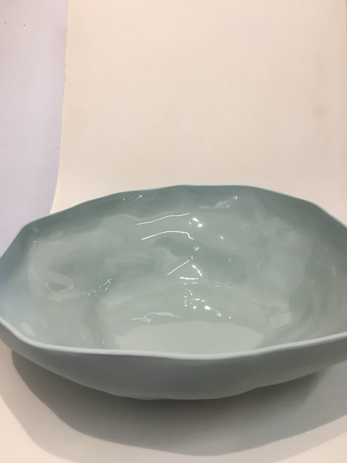 Blue Ceramic Fruit Bowl