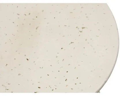 36X44CMH BELUSHI MGO SIDE TABLE - TEXTURED CREAM M
