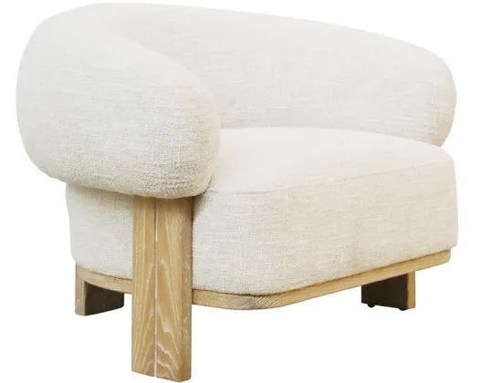 100X73CMH BONITA OCCASSIONAL ARMCHAIR - LINEN