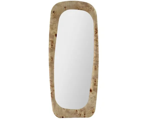 180X80CM TASMIN MIRROR - BURL VENEER