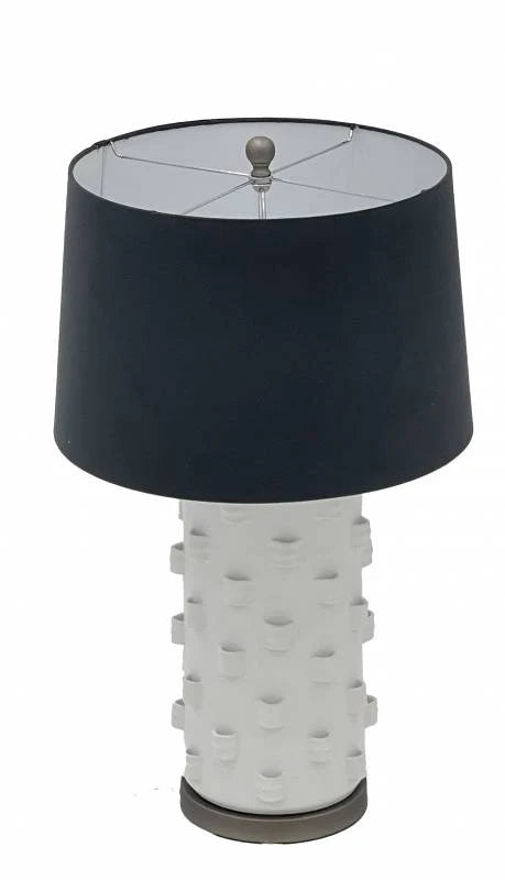 White Table Lamp - White/Black