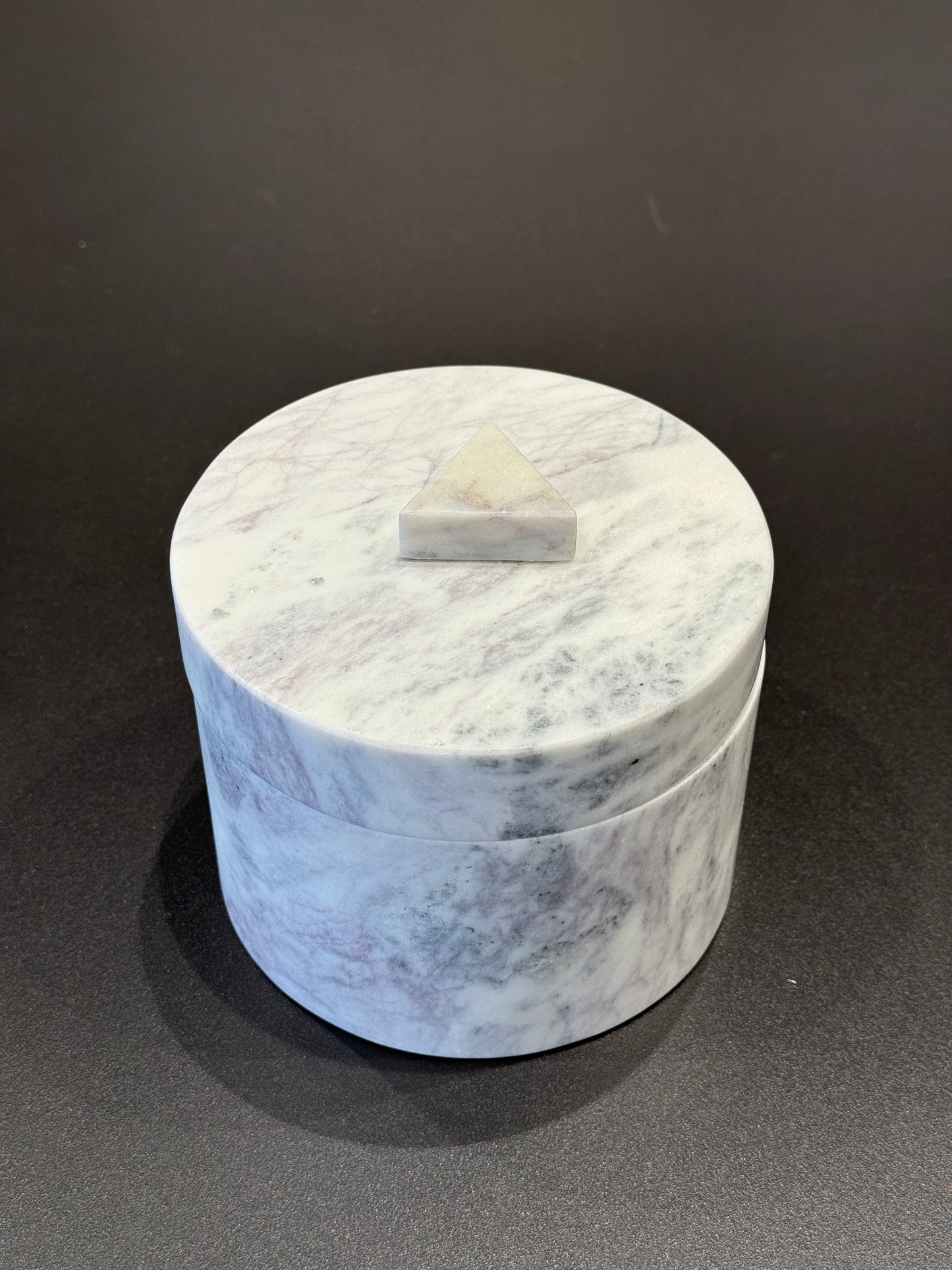 Blanc Marble Storage Jar