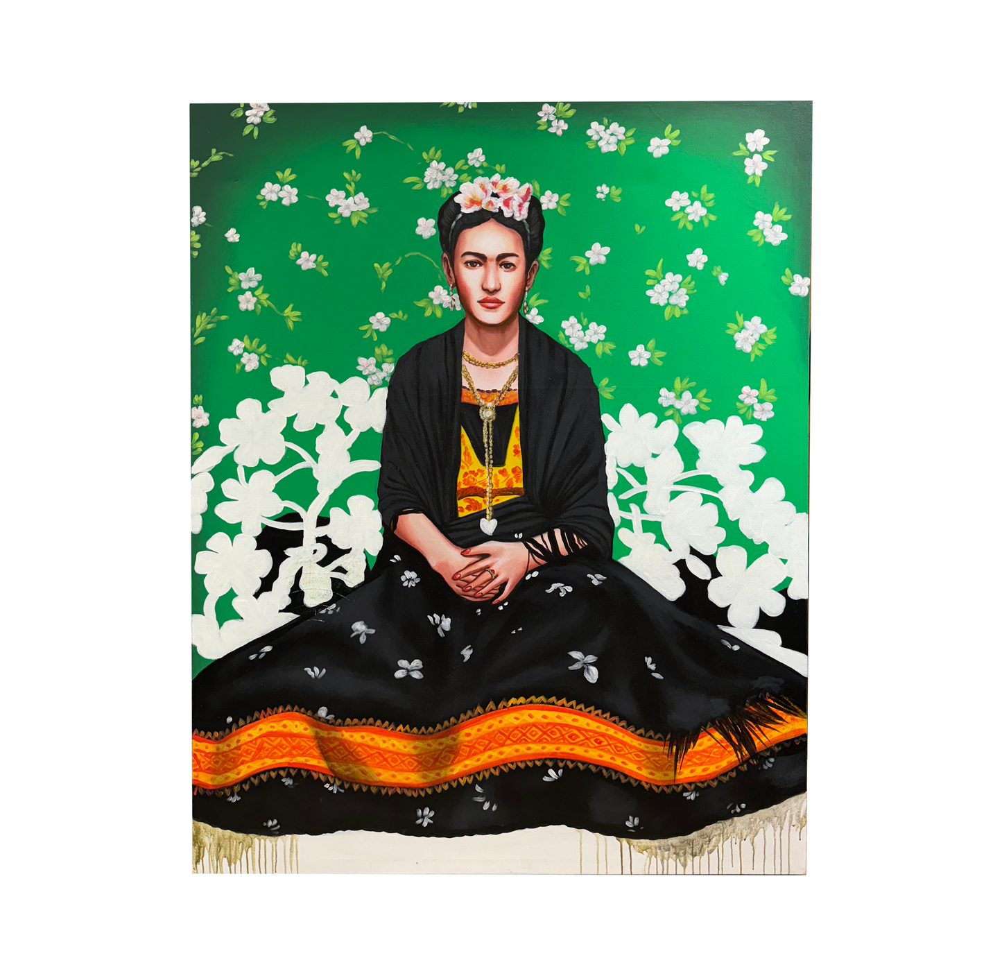 Frida Kahlo Fine Art Painting Contemporary Hand Painted