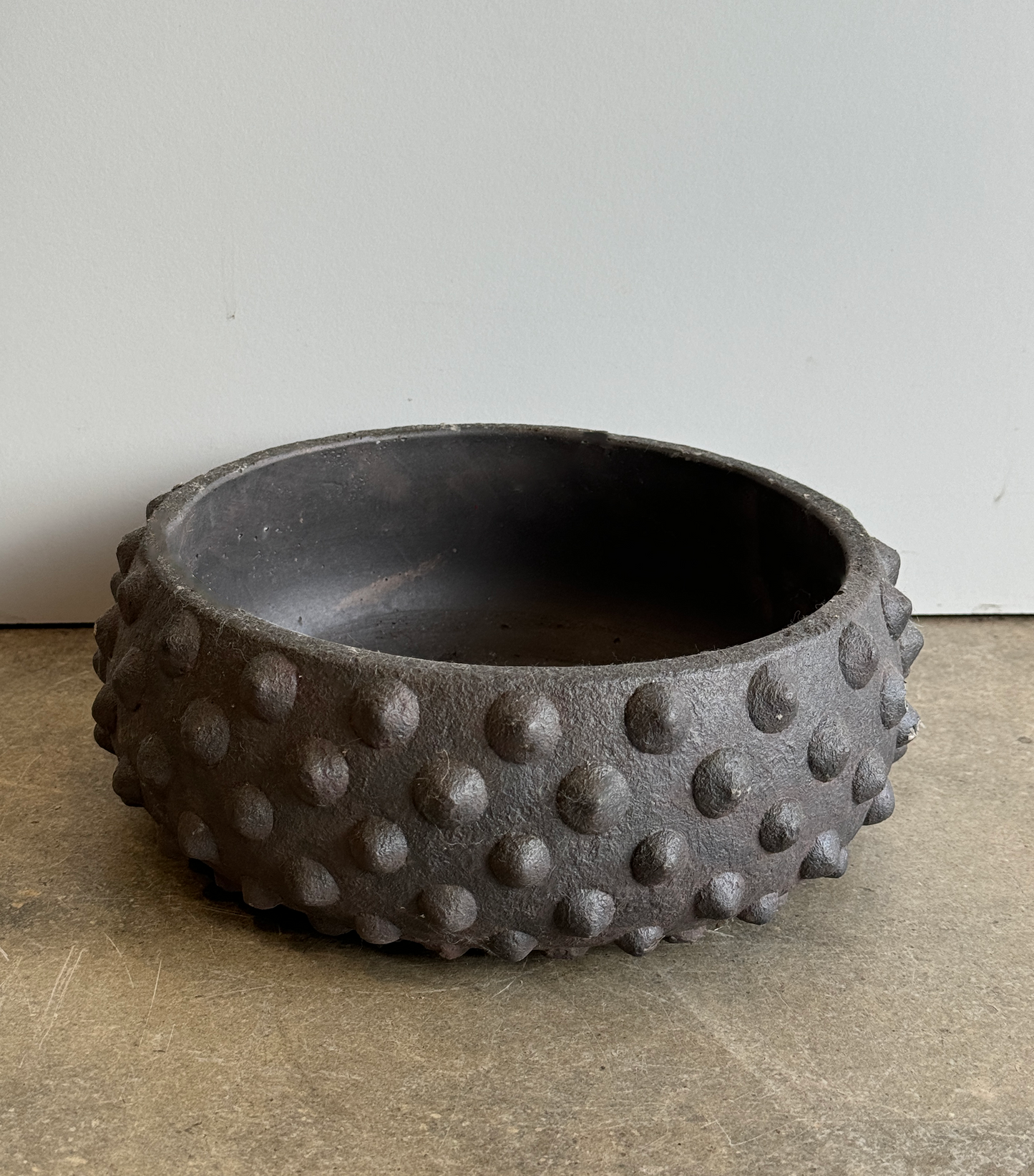 Jade Spike Bowl Planter - Rust