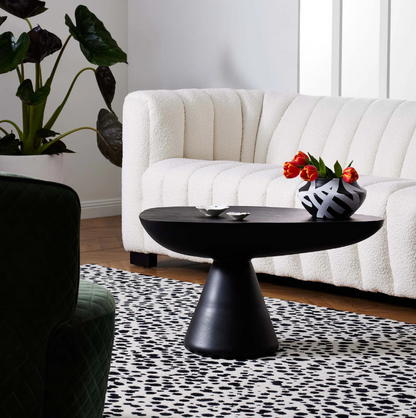 Sculptural Coffee Table - Black