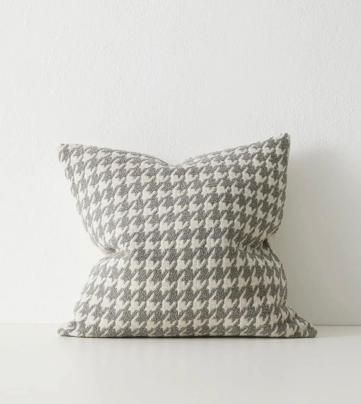 Boucle Houndstooth Cushion